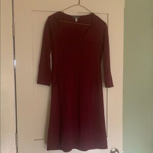 Ibex Burgundy Women's Dress